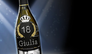 Bottiglie personalizzate per compleanni