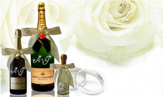 Bottiglie personalizzate per Matrimoni