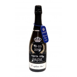 Imperial Black 0,75L Festa del Papà con Dedica - Bottiglia con Cristalli