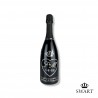 Diamond Black Love 0,75 L per Sposi - Bottiglia con Swarovski