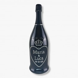 Love Black Magnum 1,5L - Bottiglia con Cristalli