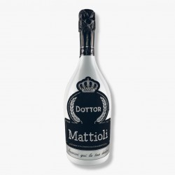 Bottiglia personalizzabile Imperiale White per Laurea Uomo con Dedica 0.75l