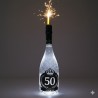 Bottiglia LUMINOSA personalizzata per Compleanno 50 anni 0,75L
