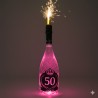 Bottiglia LUMINOSA personalizzata per Compleanno 50 anni 0,75L