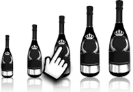Formati bottiglie personalizzate con Swarovski